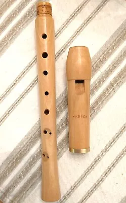 SOPRANO RECORDER In C By MOECK MAPLE WOOD • $45