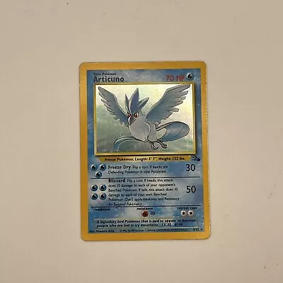 Pokémon TCG Articuno Fossil 2/62 Holo Rare • $49.92