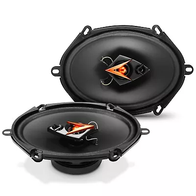 CADENCE Car Audio 5x7 / 6x8 Speakers 3-Way IQ573 Max 250W 4 Ohm No Grill Pair • $45.19