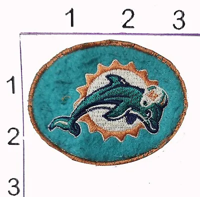 Miami Dolphins Vintage Embroidered Felt Patch Football Uniform NFL • $9.49