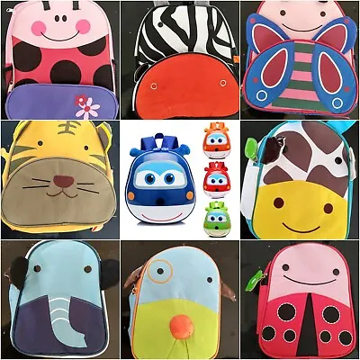 Kids Cartoon Animal Backpack Toddler Insulated School Lunch Box Waterproof Bags • £5.99