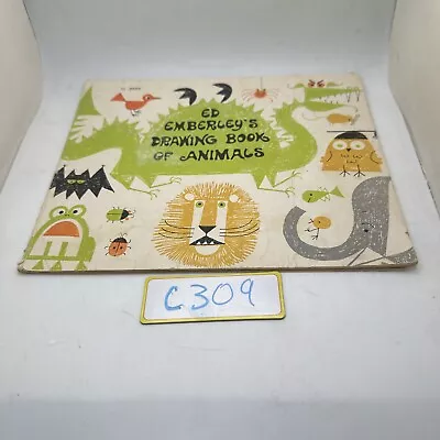 Ed Emberley S Drawing Book Of Animals Vintage Scholastic Books • $8