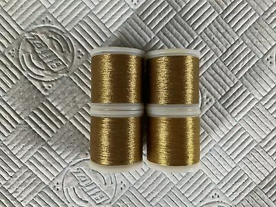 4 X Reels Madeira Metallic No 30 Heavy Metal Machine Embroidery Thread • £2