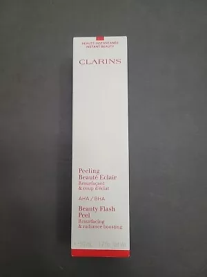 Clarins Beauty Flash Peel Resurfacing Facial Treatment AHA & BHA 50ml 1.7oz NIB • $16.99