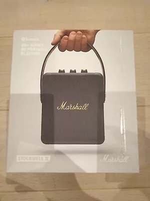 £149.99 • Buy Brand New In Sealed Box Marshall Stockwell Ii 2 Bluetooth Speaker Black & Brass