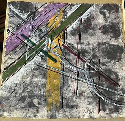 Abstract Artist Clinton Hill Mixed Media Painting $12000-30000 Mark Rothko Ast • $10000
