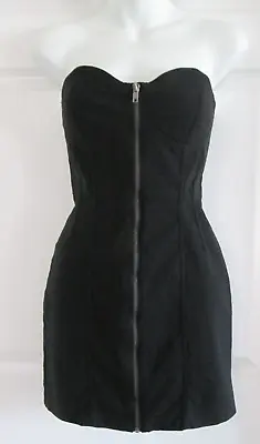 DIVIDED By H&M Strapless Bodycon Black Party Cocktail Club Sheath Dress (10) • $22