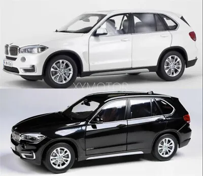 Paragon 1/18 BMW X5 F15 SUV Diecast Model Car Black/White Gifts Hobby Display • $128.35