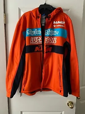 Troy Lee Designs KTM Power Wear Factory Team Jacket Orange Mens 2XL Motocross • $70