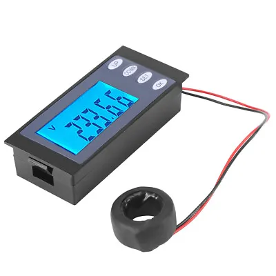 PEACEFAIR Digital Current Voltage Watt KWh Time Panel Meter Voltmeter LIF • $24.59