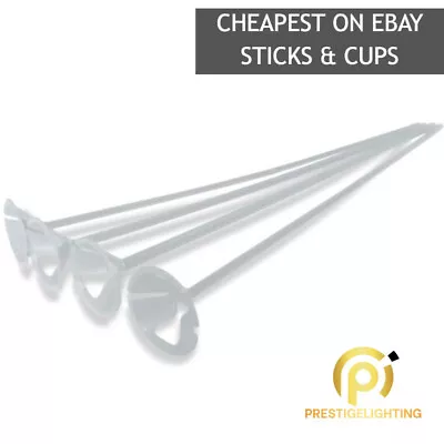 £79.99 • Buy Balloon Sticks Cups UK Seller Fast&Free All Quantity Birthday Wedding Christmas