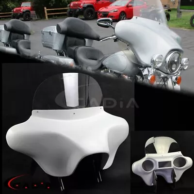 Batwing Fairing Windshield 6x9 Speakers Stereo For Harley Road King FLHRC 94-21 • $490.34