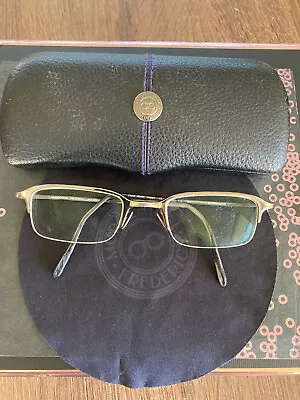 Morgenthal Frederics Burroughs 189 Titanium Authentic Eyeglasses  49-22. • $75.95