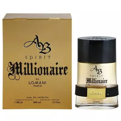 Spirit Millionaire By Lomani Paris For Men | 3.3oz Edt Spray  • $24.95