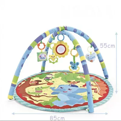 Baby Fitness Frame Boys Girls Crawling Mat Game Blanket Puzzle Multi-function • £32.99