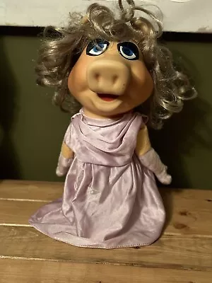 The Muppets Miss Piggy Vintage 1977 Hand Puppet Jim Henson Fisher Price 16  • $24