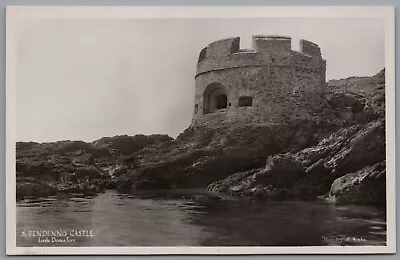 Pendennis Castle Falmouth Postcard Cornwall Real Photo England Vintage RPPC • £6