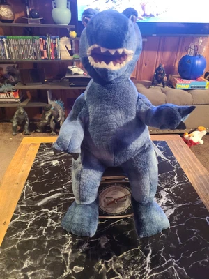 £9.73 • Buy Build A Bear TYRANNOSAURUS T- REX 18” BLUE TIE DYED Plush GROWLING ROARING SOUND