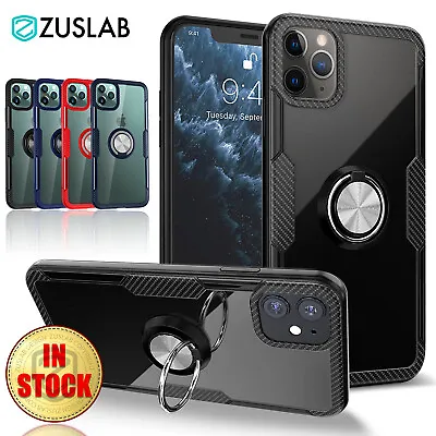 For IPhone 12 11 Pro Max Mini XR XS X 7 8 Plus SE Case Heavy Duty Ring Stand • $11.95