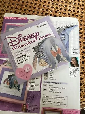 Eeyore Watercolour Style Cross Stitch Kit  • £3