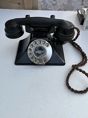 £49.99 • Buy Vintage  Telephone Dial Pyramid 1930s Bakelite Phone Spares Or Repair Parts