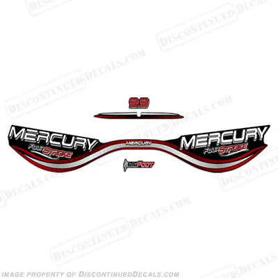 Fits Mercury 9.9hp Four Stroke BigFoot Decals - 1999+ • $89.95