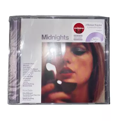 Taylor Swift - Midnights (Target Exclusive Lavender Disc CD) - New / Sealed • $10.49