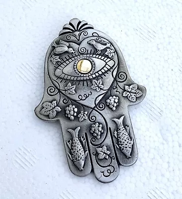 New Danon Oriental Hamsa Pewter Magnet • £14.59