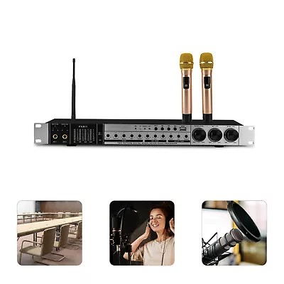 Microphone KTV Karaoke Audio Processor USB /Bluetooth Input Audio Digital Mixer • $155