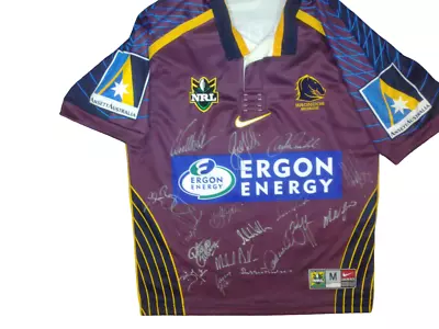 $389.99 • Buy SIGNED 2001 Brisbane Broncos NRL Rugby League Jersey