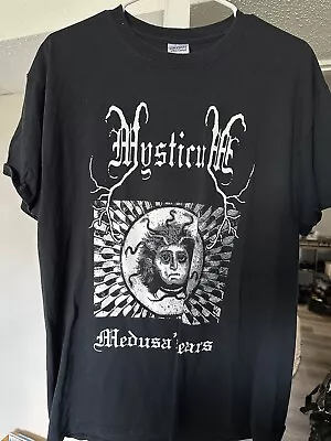 Mysticum Never Stop The Madness Shirt L Grausamkeit Darkthrone Vtg Inquisition • $14.99