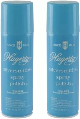 Hagerty Silversmiths Aerosol Spray Polish Unscented 8.5 Oz (Pack Of 2) • $35.99