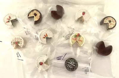 $10 • Buy Grab Bag Of  Ten  1:12  Scale Dollhouse Miniature  Resin Cakes  [8]