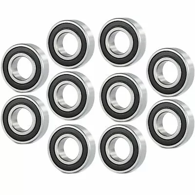 10PC R4 2RS ABEC3 Rubber Sealed Deep Groove Ball Bearing 6.35 X 15.875 X 4.97 Mm • $17.98