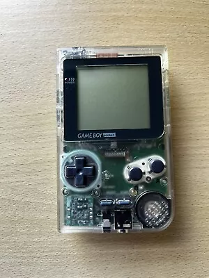 Nintendo Game Boy Pocket Clear Model No. MGB-001 Tested Working Retro Gaming VGC • £70