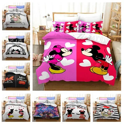 Mickey&Minnie Mouse Collection Single/Double/Queen/King Bed Quilt Cover • $35.59