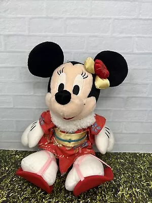 Tokyo Disney Sega Prize Collection Tokyo Kimono 2008 Minnie Slippers Plush RARE • $23.96