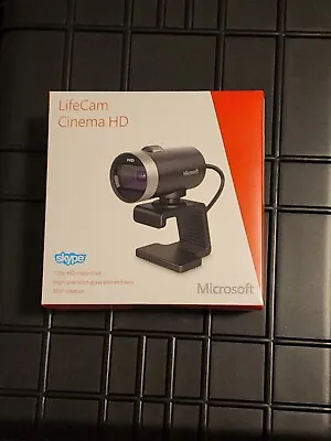 Microsoft LifeCam Cinema 720p HD Webcam - Black • $54.99