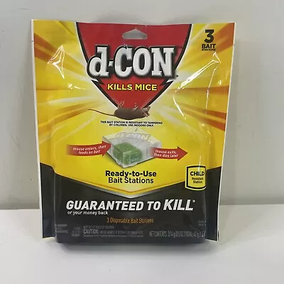 D-Con Disposable Corner Fit Mouse Bait Station (3-Pack) 1920099427 DCON • $9.99