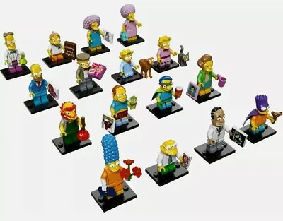 Lego 71009 Collectable Minifigures Simpsons Series 2 Complete Set CMF Bart Homer • $150