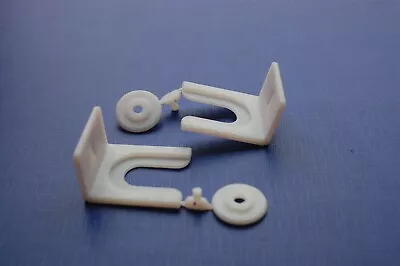 £10.25 • Buy Genuine Aeg Fridge & Freezer Refrigerator Integrated Door Fixing Brackets X2