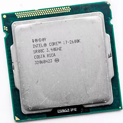 Intel Core I7-2600K SR00C LGA1155 3.4GHz Quad Core Processor Grade C Missing Cap • $26