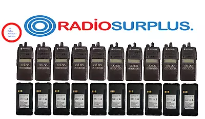 Motorola Original CP185 UHF Radio AAH65SDH9AA2AN  And C-PMNN4082 Battery X10 • $1600