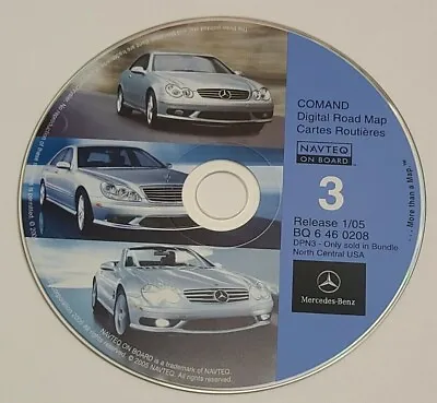 Mercedes Benz Gps Map Navigation Dvd Disc Cd Oem Part Bq 6 46 0208 Disc # 3 • $39.99