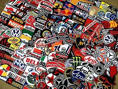 Random Racing Sport Motor Wholesale Random Lot Embroidered Sew Iron On Patch Set • $20.99