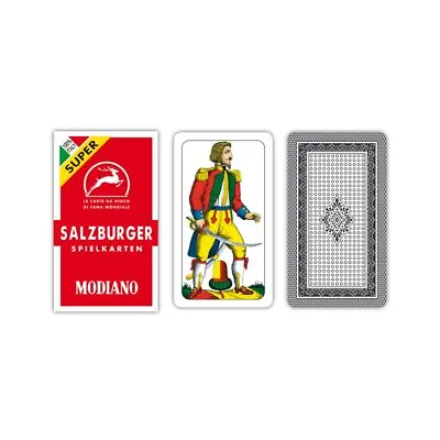 Modiano Salzburg Red Super Playing Cards • $5.36