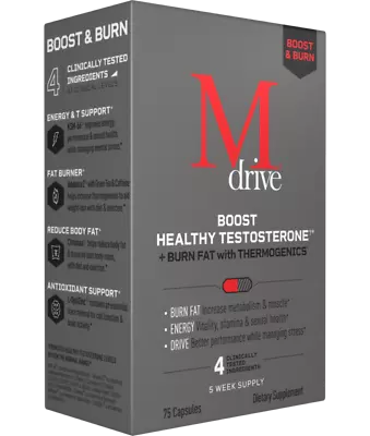 M Drive Boost Dietary Supplement 30Capsules  SHIPS SAME DAY • $26.99