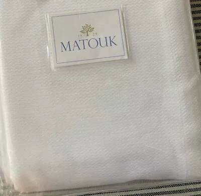 BRAND NEW Matouk Augusta Coverlet Full/Queen - Color: White • $280