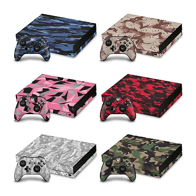 Head Case Designs Camouflage Vinyl Sticker Skin Decal For Xbox One X Bundle • $43.95