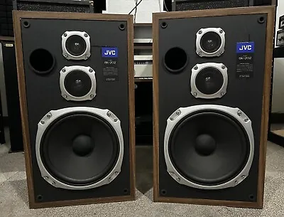 JVC SK-S202 Vintage Speakers - Pair Excellent Working Condition Japan • $175.20